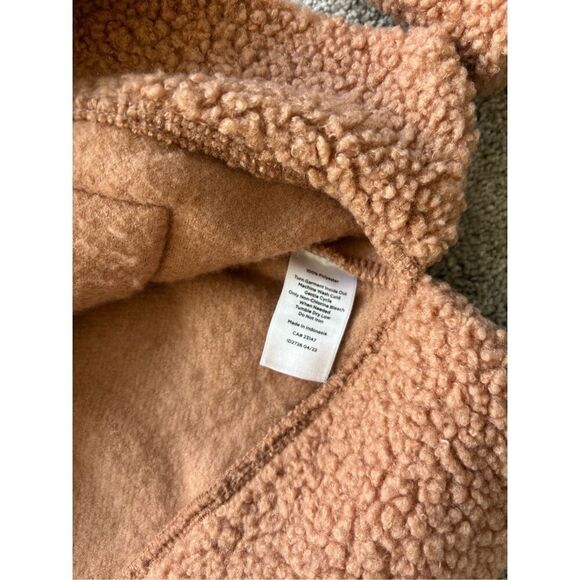 NWT Haven Well Within Womens Sherpa Fleece Funnel Neck sweatshirt, $100 - Picture 5 of 7